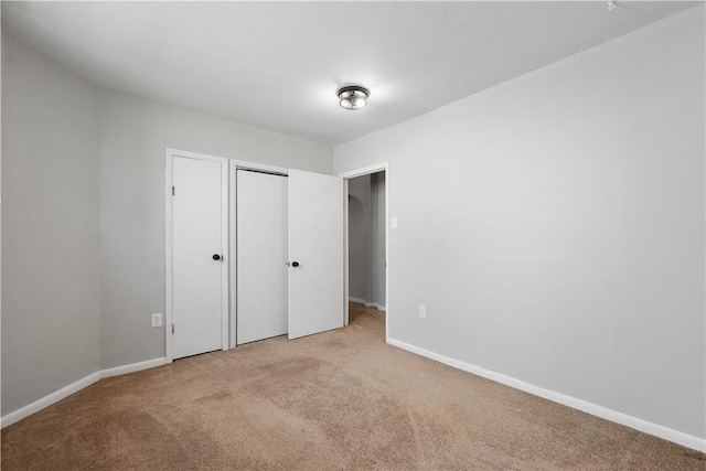 625 N Main St, City Of Washington, PA 15301 - unfurnished bedroom with light colored carpet and a closet
