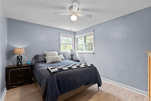 217 Westmont Rd, Ross Twp, PA 15237 - bedroom with light wood finished floors and ceiling fan