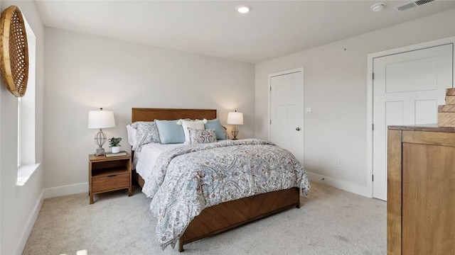 527 Cooper St Unit 3, Mccandless, PA 15090 - bedroom with light colored carpet and recessed lighting