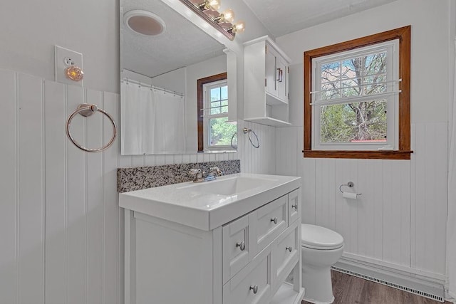 105 Eakin Dr, Brighton Twp, PA 15009 - bathroom featuring vanity and wood finished floors