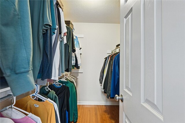 30 S 18th St, South Side, PA 15203 - spacious closet featuring wood finished floors