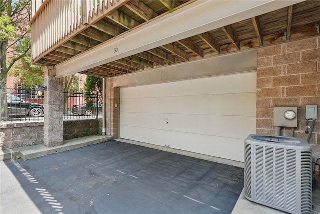 30 S 18th St, South Side, PA 15203 - garage with asphalt driveway