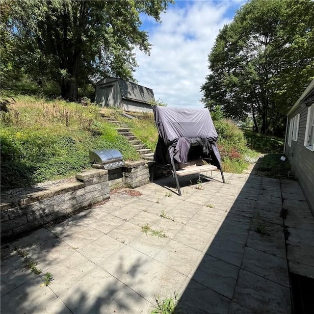 503 Bagdad Rd, Allegheny Twp, PA 15656 - view of patio with exterior kitchen