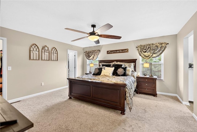 2000 Moccasin Dr, South Strabane, PA 15301 - bedroom with light colored carpet, multiple windows, and a spacious closet