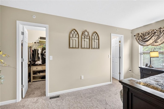 2000 Moccasin Dr, South Strabane, PA 15301 - bedroom with a spacious closet and light carpet