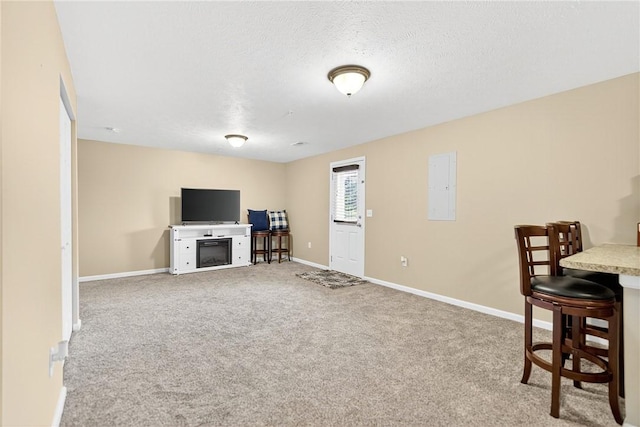2000 Moccasin Dr, South Strabane, PA 15301 - living room with carpet flooring and electric panel