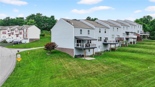2000 Moccasin Dr, South Strabane, PA 15301 - back of house featuring a residential view and a yard
