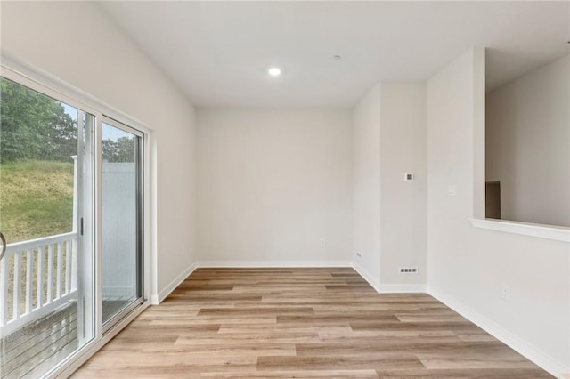 118 River Ridge Drive, Moon/Crescent Twp, PA 15108 - empty room with light wood-style floors and recessed lighting