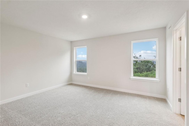 118 River Ridge Drive, Moon/Crescent Twp, PA 15108 - spare room with light carpet and recessed lighting