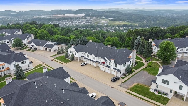 224 Adams Pointe Blvd Unit 1, Adams Twp, PA 16046 - aerial perspective of suburban area with mountains