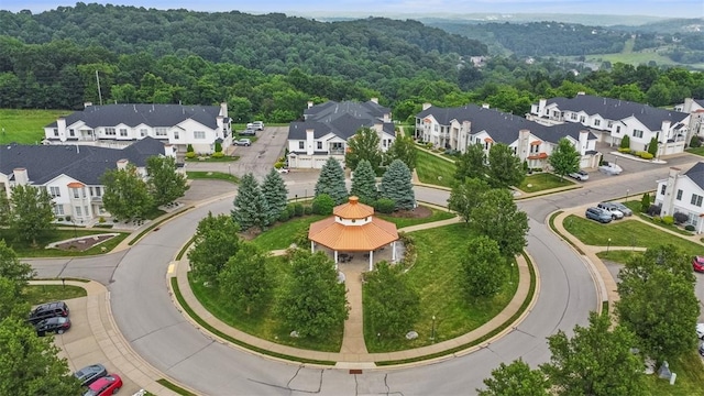 224 Adams Pointe Blvd Unit 1, Adams Twp, PA 16046 - aerial perspective of suburban area featuring a heavily wooded area