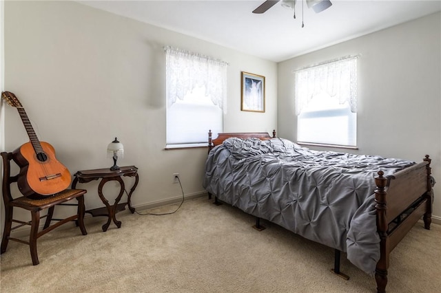 1029 3rd St, Baden, PA 15005 - bedroom with carpet flooring and a ceiling fan