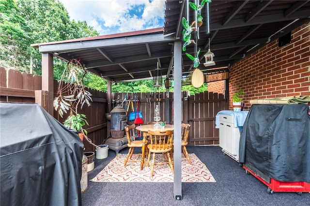 1029 3rd St, Baden, PA 15005 - view of patio / terrace with area for grilling