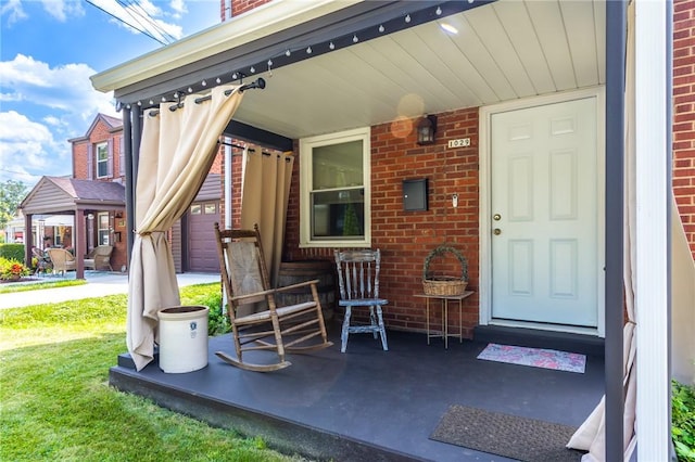 1029 3rd St, Baden, PA 15005 - doorway to property with brick siding