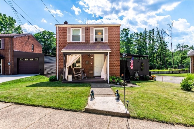 1029 3rd St, Baden, PA 15005 - view of front of house with a front yard and brick siding