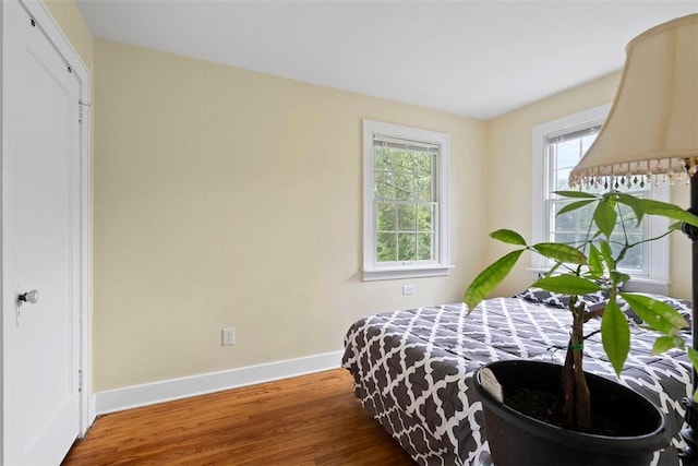 2324 Mcaleer Rd, Franklin Park, PA 15143 - bedroom with baseboards and wood finished floors