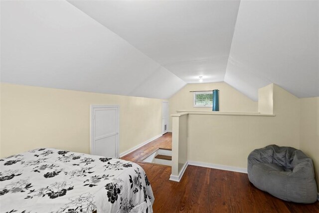 2324 Mcaleer Rd, Franklin Park, PA 15143 - bedroom with wood finished floors and vaulted ceiling