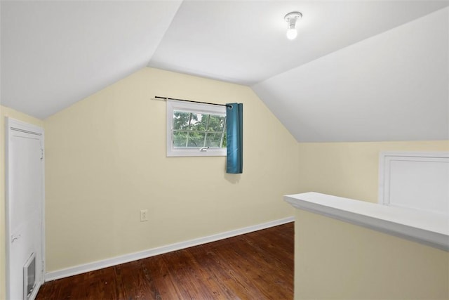 2324 Mcaleer Rd, Franklin Park, PA 15143 - bonus room with dark wood-type flooring and vaulted ceiling