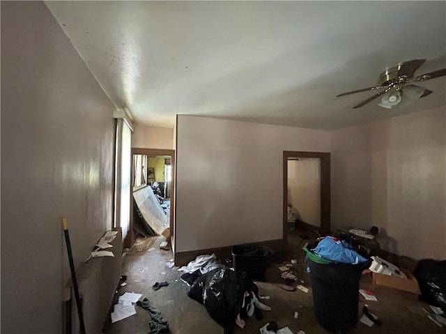 15 E Gaskill Ave, Jeannette, PA 15644 - empty room featuring ceiling fan