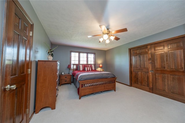 803 Birch Field Ct, Marshall, PA 15090 - bedroom with light carpet and a ceiling fan