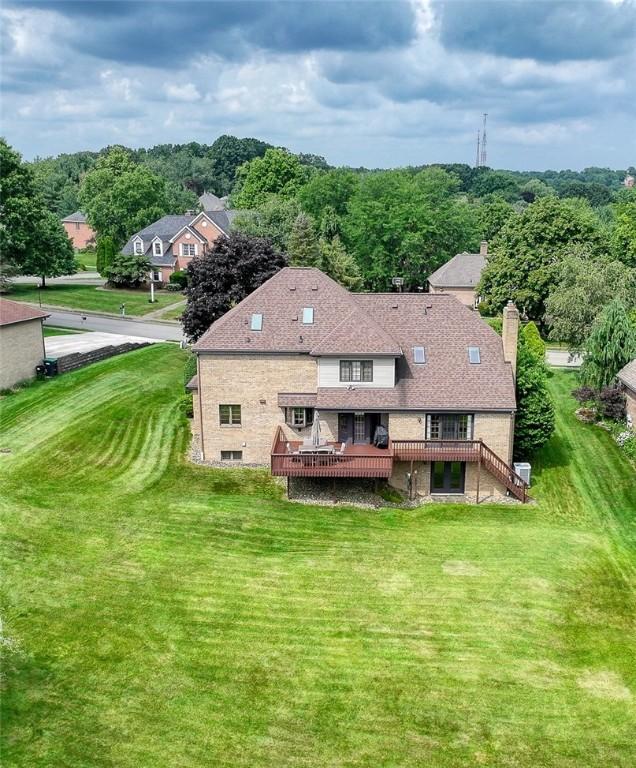 803 Birch Field Ct, Marshall, PA 15090 - view from above of property
