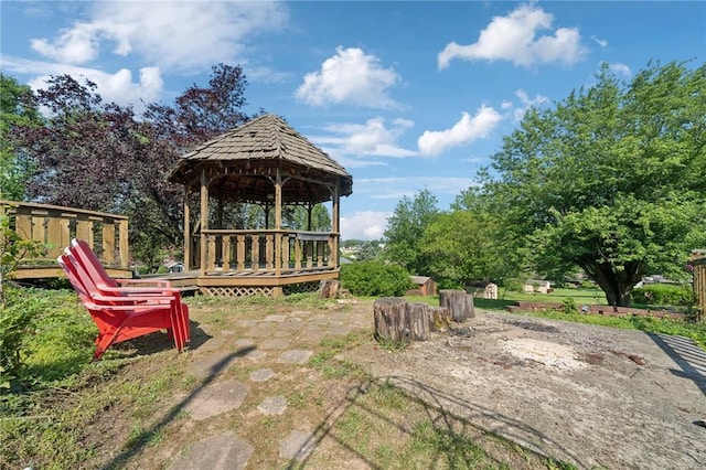 161 Thorne Dr N, Franklin Twp, PA 15301 - view of yard featuring a gazebo