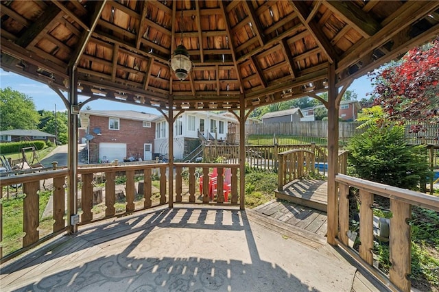161 Thorne Dr N, Franklin Twp, PA 15301 - deck featuring a gazebo