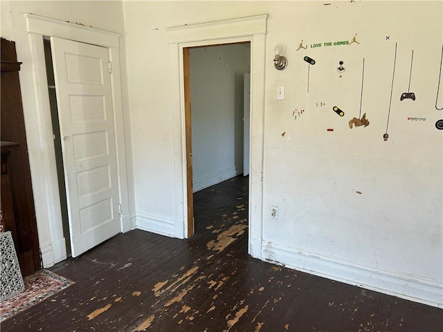 3134-3136 Huxley St, Sheraden, PA 15204 - spare room featuring wood finished floors and baseboards
