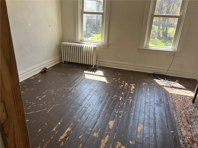 3134-3136 Huxley St, Sheraden, PA 15204 - unfurnished room with radiator and hardwood / wood-style floors
