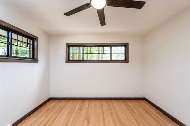 5 Bel Aire Dr, Murrysville, PA 15626 - unfurnished room featuring light wood finished floors and a ceiling fan