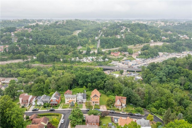 1810 Fairland St, Carrick, PA 15210 - aerial overview of property's location featuring nearby suburban area