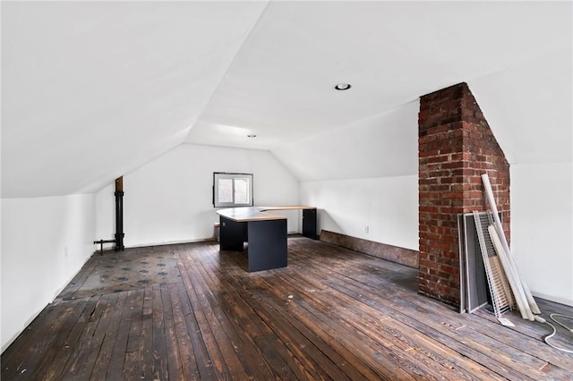 3001 Mount Allister Rd, Observatory Hill, PA 15214 - bonus room featuring dark wood-style flooring and lofted ceiling