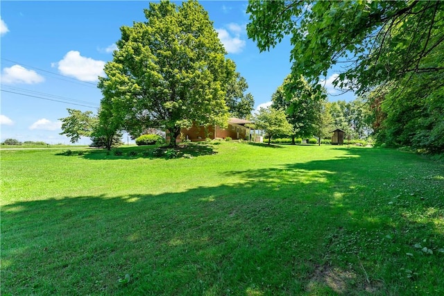 5342 Pleasant Unity Rd, Latrobe, PA 15650 - view of green lawn featuring an outbuilding