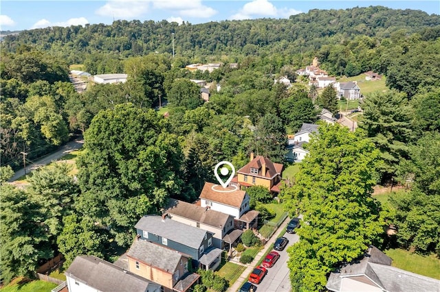 53 Fountain St, Crafton, PA 15205 - aerial view of a heavily wooded area