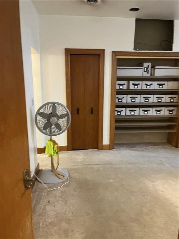 214 E Fairview Ave, Connellsville, PA 15425 - hall featuring unfinished concrete floors