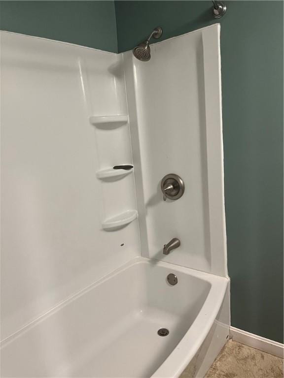 214 E Fairview Ave, Connellsville, PA 15425 - bathroom with  shower combination and baseboards