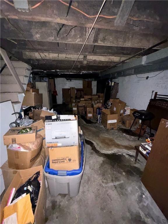 7514 Roslyn St, Swissvale, PA 15218 - view of unfinished basement