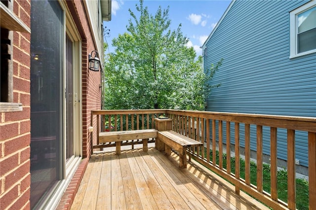 301 N Winebiddle St, Garfield, PA 15224 - view of wooden deck