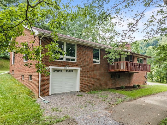 1082 N Boundary, Cranberry Twp, PA 16066 - view of front of house featuring brick siding, an attached garage, a front lawn, and driveway