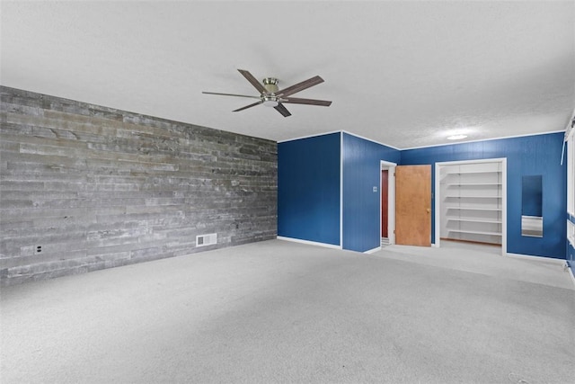 1082 N Boundary, Cranberry Twp, PA 16066 - unfurnished living room with a ceiling fan and carpet