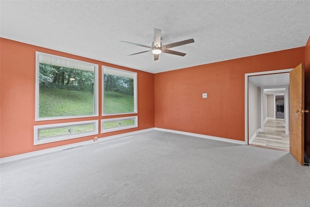 1082 N Boundary, Cranberry Twp, PA 16066 - carpeted spare room with ceiling fan and a textured ceiling