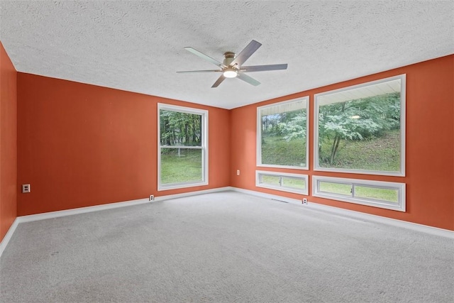 1082 N Boundary, Cranberry Twp, PA 16066 - carpeted spare room with ceiling fan and a textured ceiling
