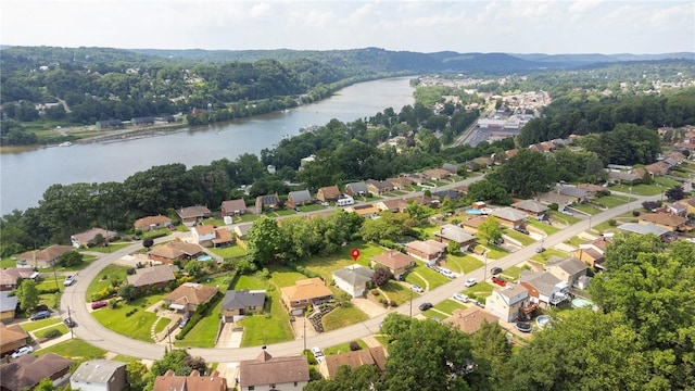 1919 Outlook Dr, Penn Hills, PA 15147 - aerial view of property and surrounding area with a nearby body of water and nearby suburban area