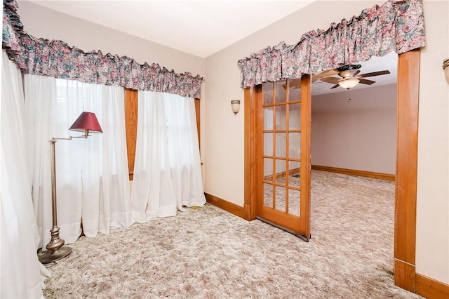 314 N 9th St, Apollo Boro, PA 15613 - empty room with carpet flooring and a ceiling fan