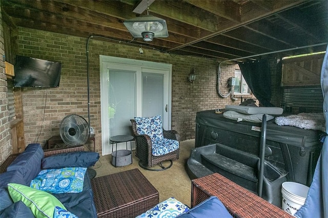 334 Park St, North Union Twp, PA 15401 - view of patio / terrace featuring an outdoor hangout area