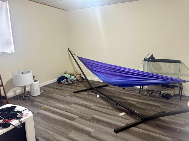 230 E Water St, Slippery Rock Boro, PA 16057 - bedroom with baseboards and wood finished floors