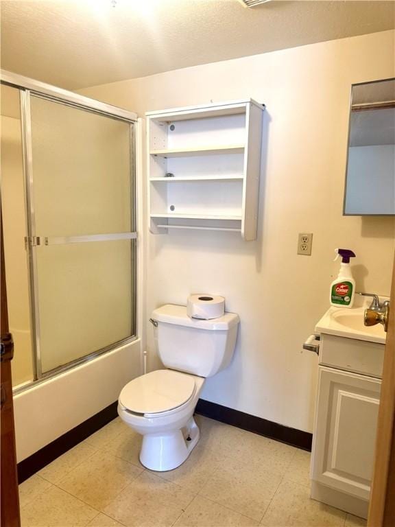 230 E Water St, Slippery Rock Boro, PA 16057 - bathroom with vanity and enclosed tub / shower combo