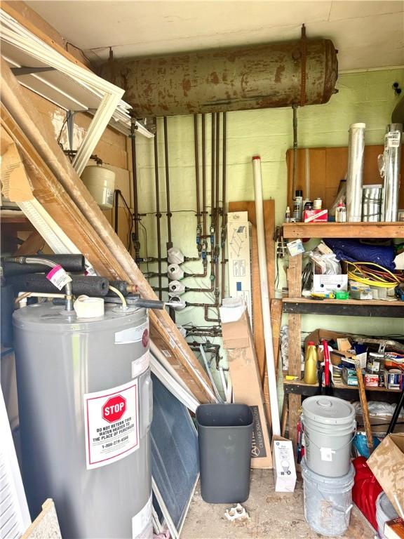 230 E Water St, Slippery Rock Boro, PA 16057 - storage area featuring water heater