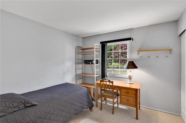 2899 E Elfinwild Rd, Hampton, PA 15101 - carpeted bedroom with a desk and baseboards