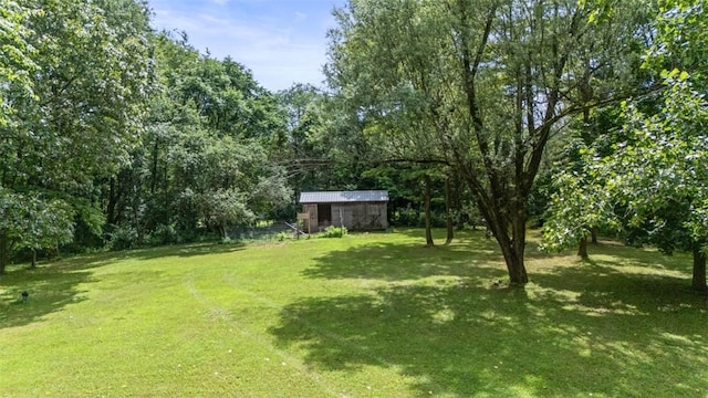 362 Ridge Rdg, Jackson Twp, PA 16063 - view of green lawn featuring a storage shed